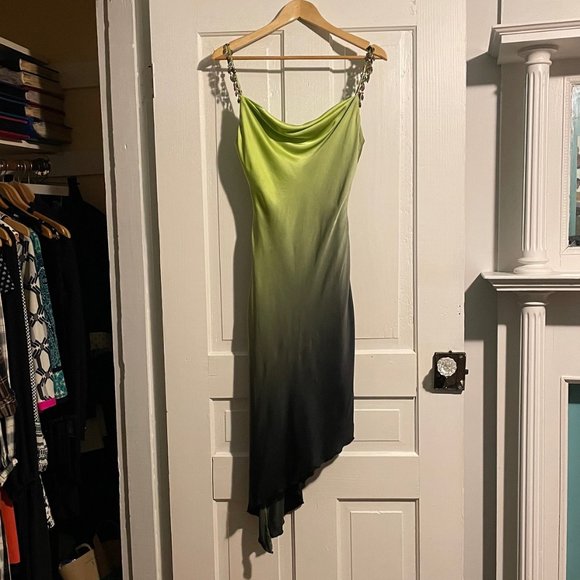 Lime Ombre Dress from Cache - Picture 1 of 7